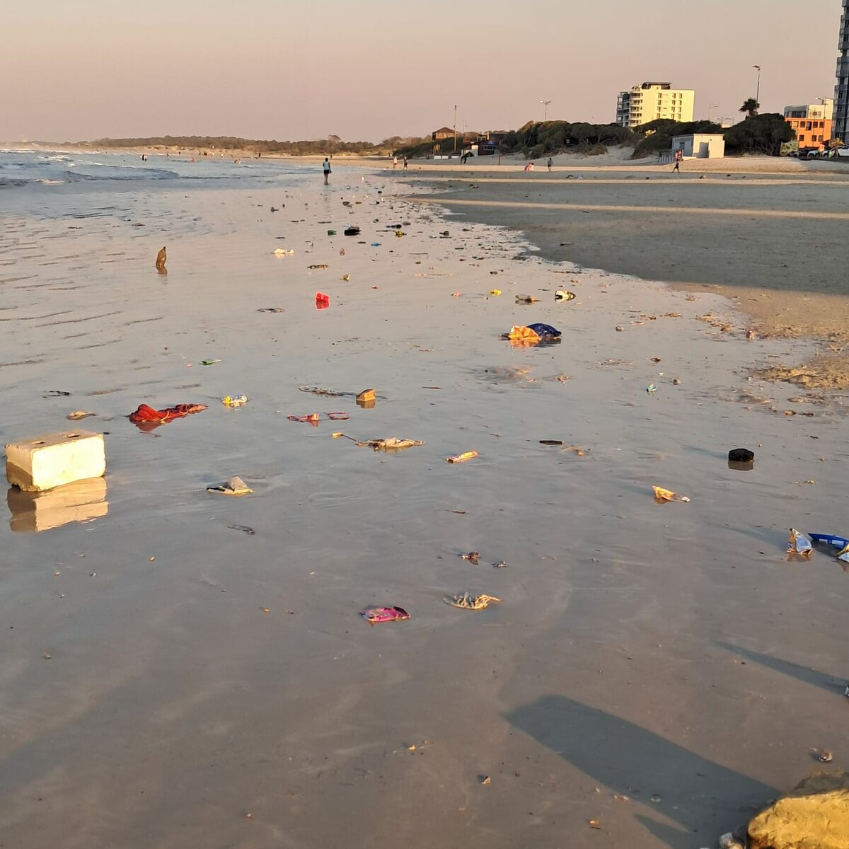 Pollution at Strand Beach
