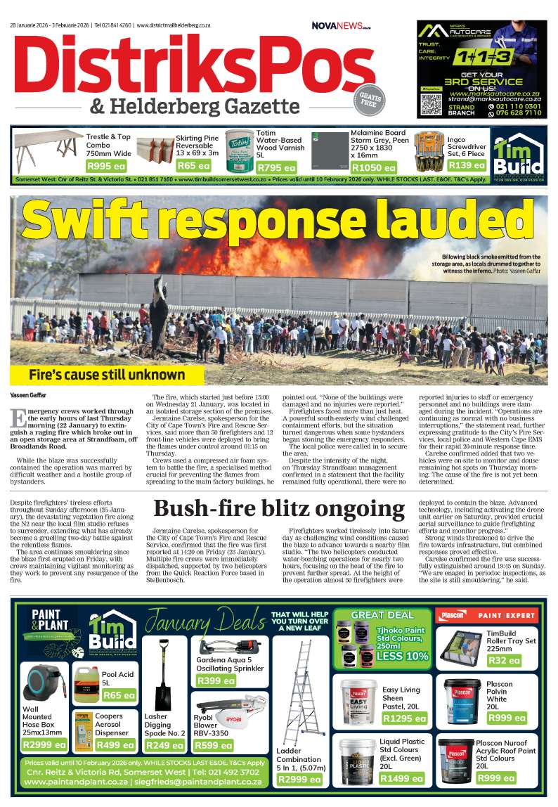 DistrictMail & Helderberg Gazette – E-Edition – 28 January 2026