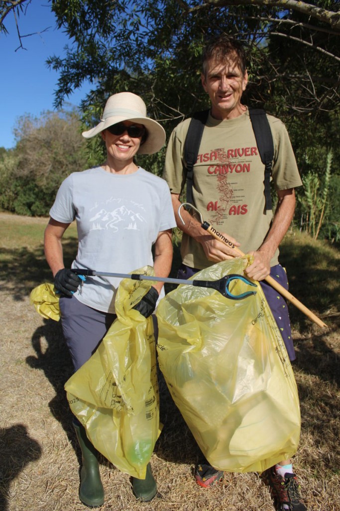 Christine and Neil Hoy showed their support.