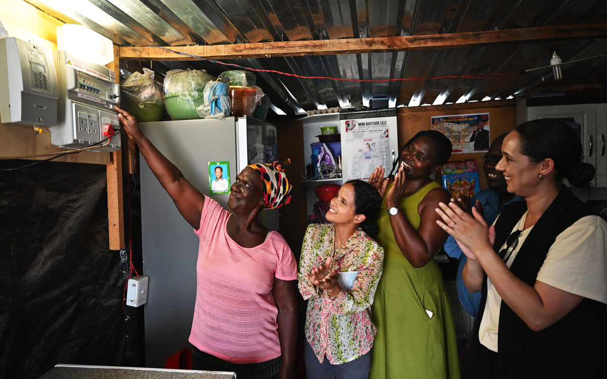 Hope lights up as Nomzamo families connected to power grid