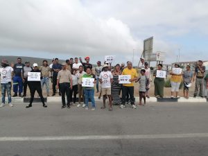 Macassar residents protest for jobs at Firgrove Industrial Estate