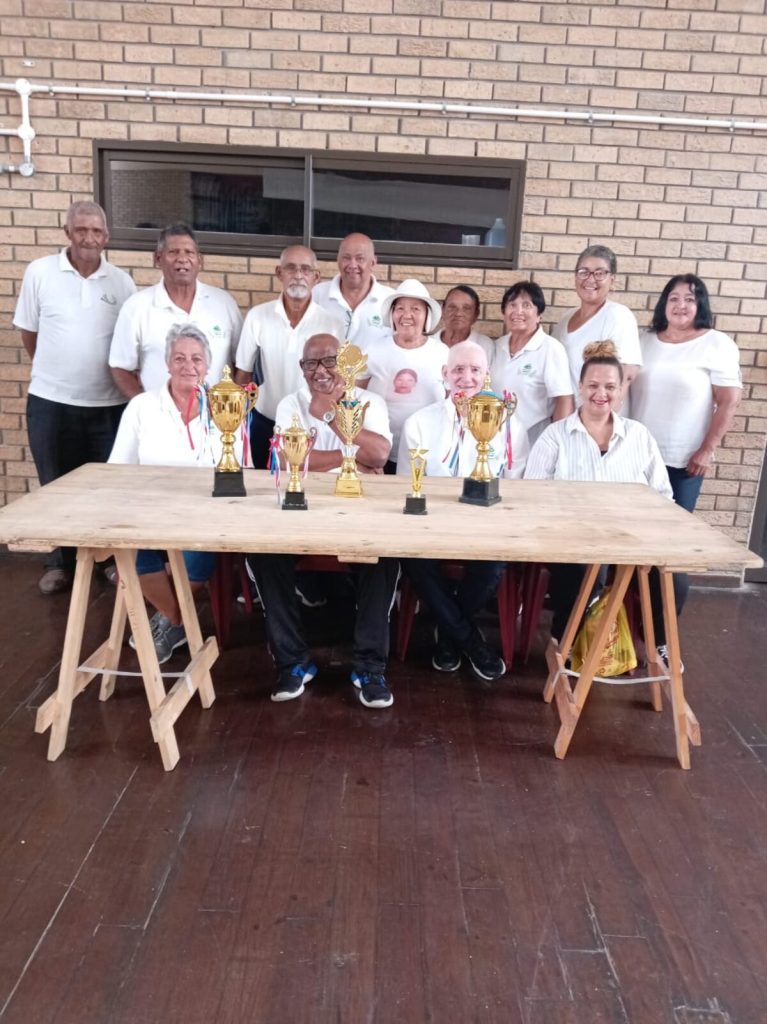Ward 109 Bowling Club in Macassar congratulated its newly elected board members for the 2026 season. Pictured (behind from left) are Richard Gardiner, Dennis Abrahams, Awie Maneveldt, Cedric le Roux, Martha Dyson, Cathy February, Murion Halford, Tholda Smith and Elma Roelf; (front) treasurer Priscilla Lange, chairperson David Bester, vice-chairperson John Sinden and secretary Washeema Flaendorp.
