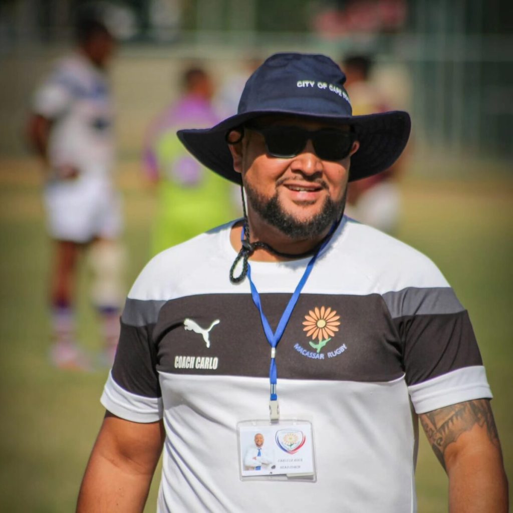 Macassar RFC coach, Carl le Roux.