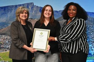 From Somerset West to success for student awarded City bursary