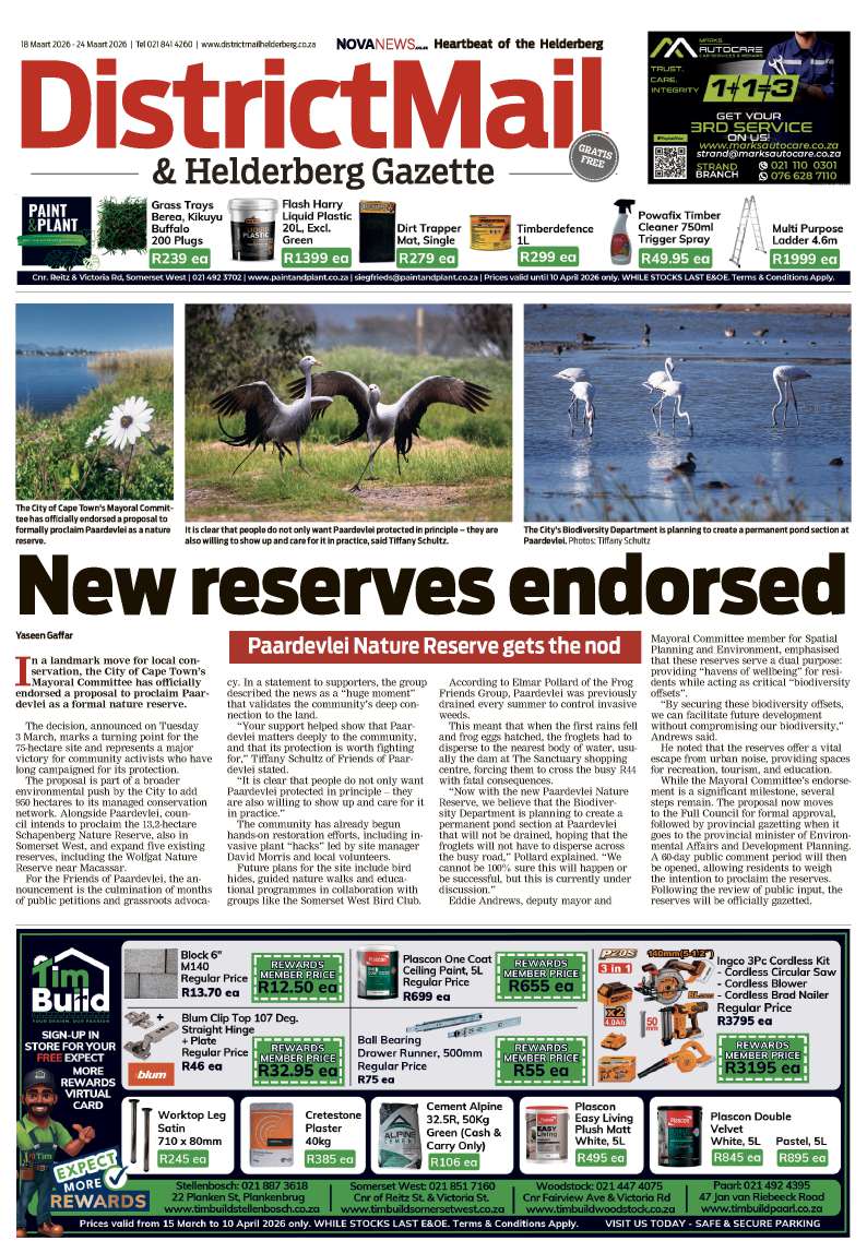 DistrictMail & Helderberg Gazette – E-Edition – 18 March 2026
