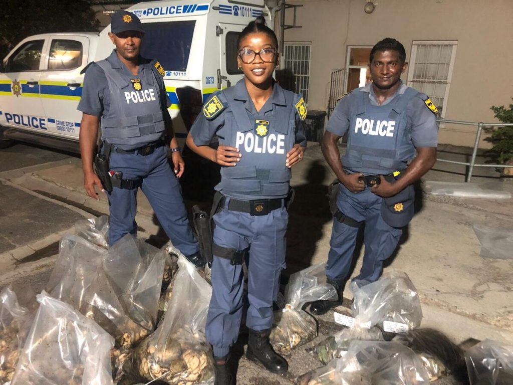 Three Gordon's Bay police officers who participated in the abalone arrest operation