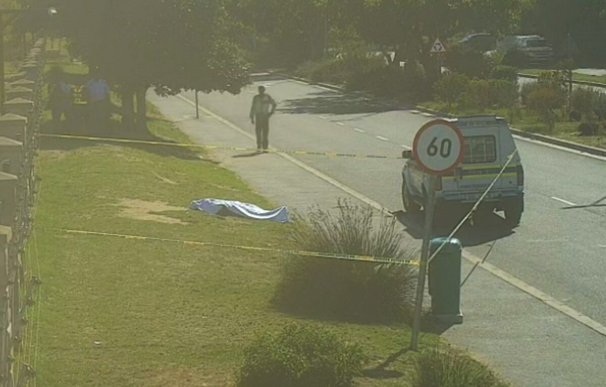Crime scene at Somerset West fuel station where fatal stabbing took place on Wednesday 11 March
