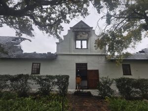 Fire ravages newly refurbished wedding venue at Vredenburg Manor House