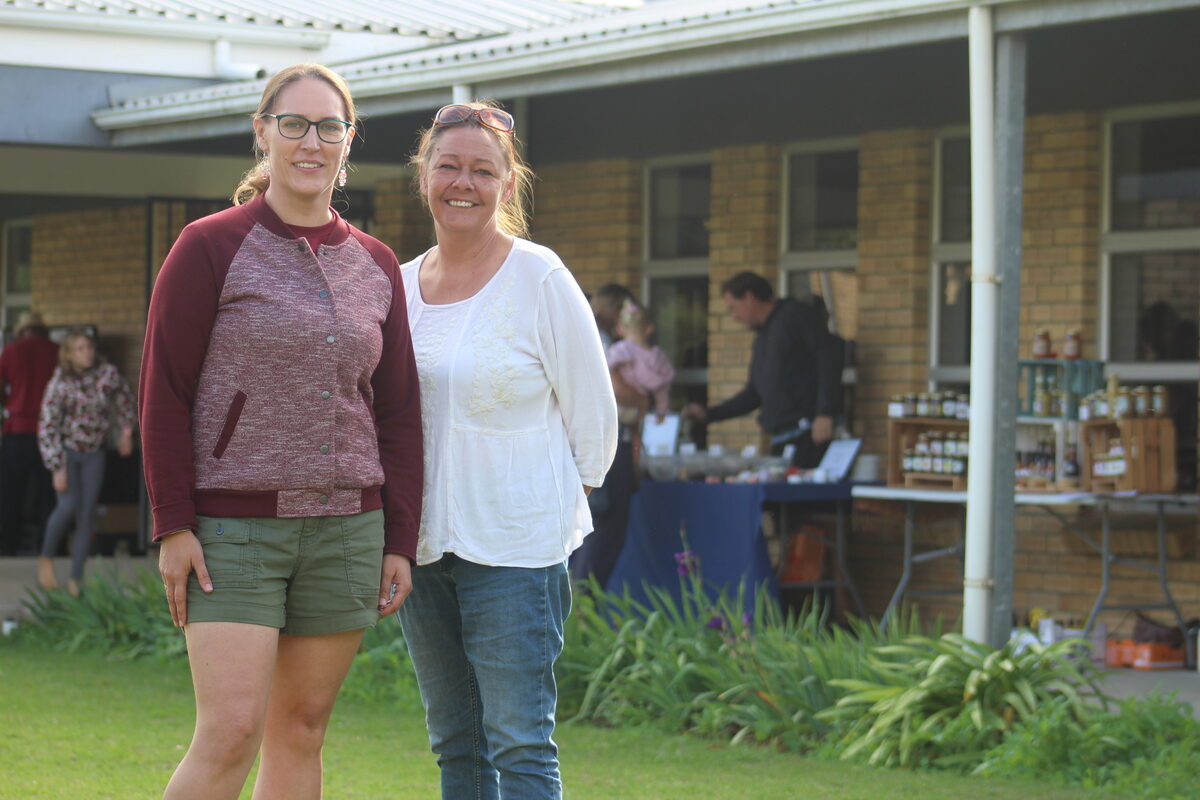 Farmer's market at Helderberg High School in Somerset West.