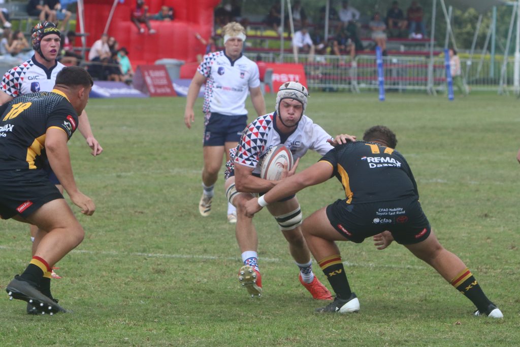 Jethro le Roux (Zwartkop) and Marlo vd Merwe (Dr EG Jansen)