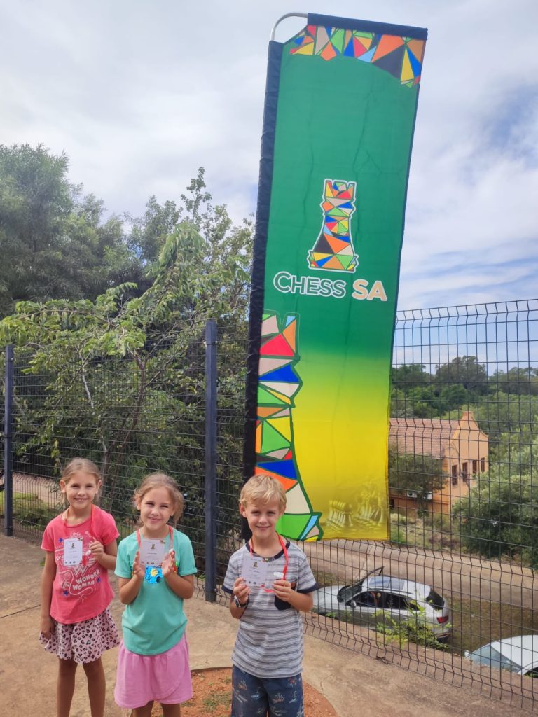 Gordon's Bay triplets excel in chess.