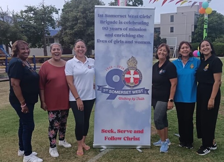 Organizers and volunteers who coordinated the Girls' Brigade anniversary event