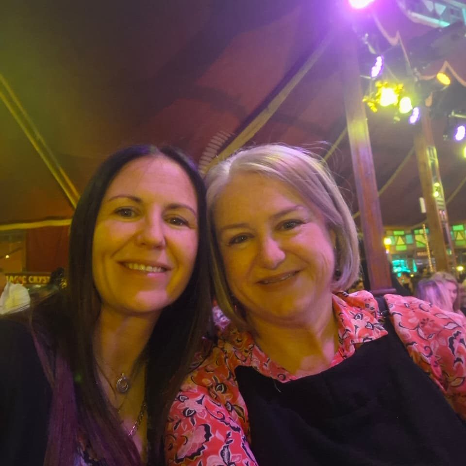 Sisters Dominique May-Herron and Marcelle May-Van Staden, whose father Rev Dcn Lester May proudly married them both.