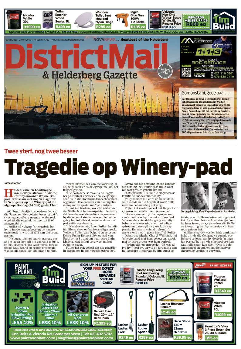 DistrictMail & Helderberg Gazette – E-Edition – 27 May 2026