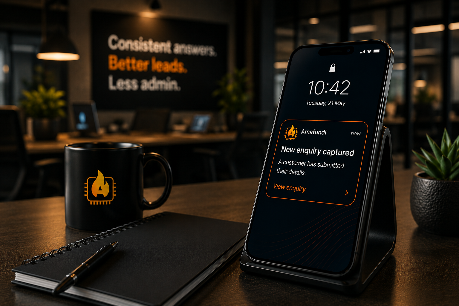 Gordon's Bay entrepreneur Alistair Sim has launched Amafundi, an AI customer interaction assistant designed to help local businesses respond faster.