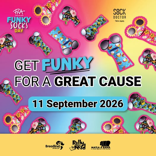 Pull on your funkiest, brightest socks for a purpose