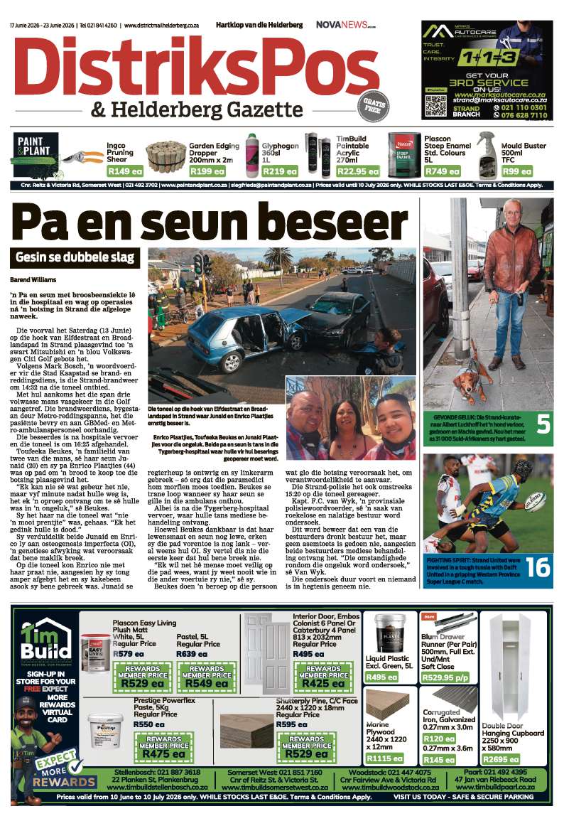 DistrictMail & Helderberg Gazette – E-Edition – 17 June 2026