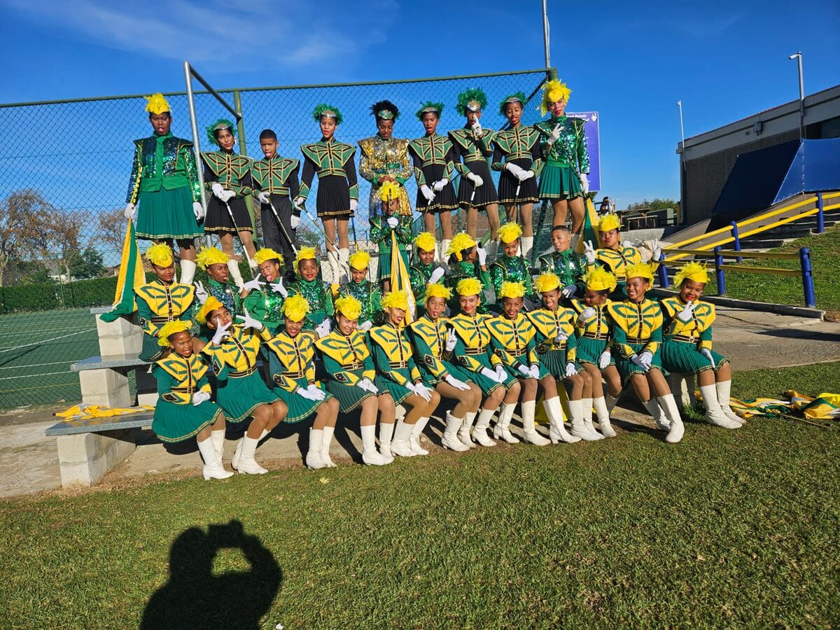 Dr. G.J. Joubert Primêre Skool se trompoppies wat silwer by die derde Boland-trompoppiekompetisie behaal het.