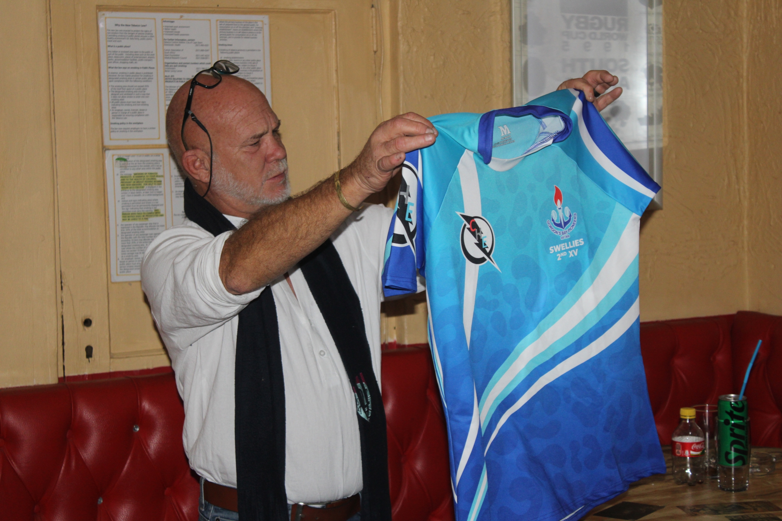 New jerseys for Gordon's Bay Pioneers.