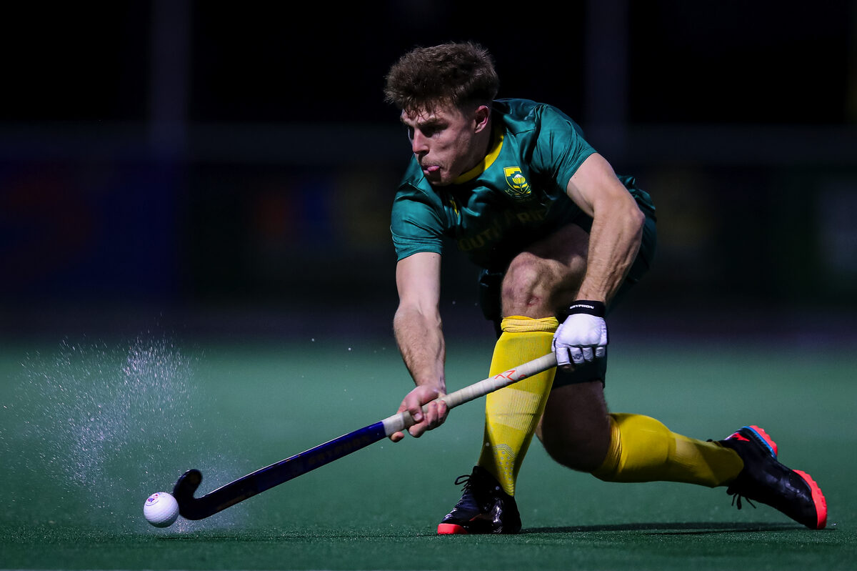 South Africa's Niel Raath (of the Somerset West 1st team) in action.