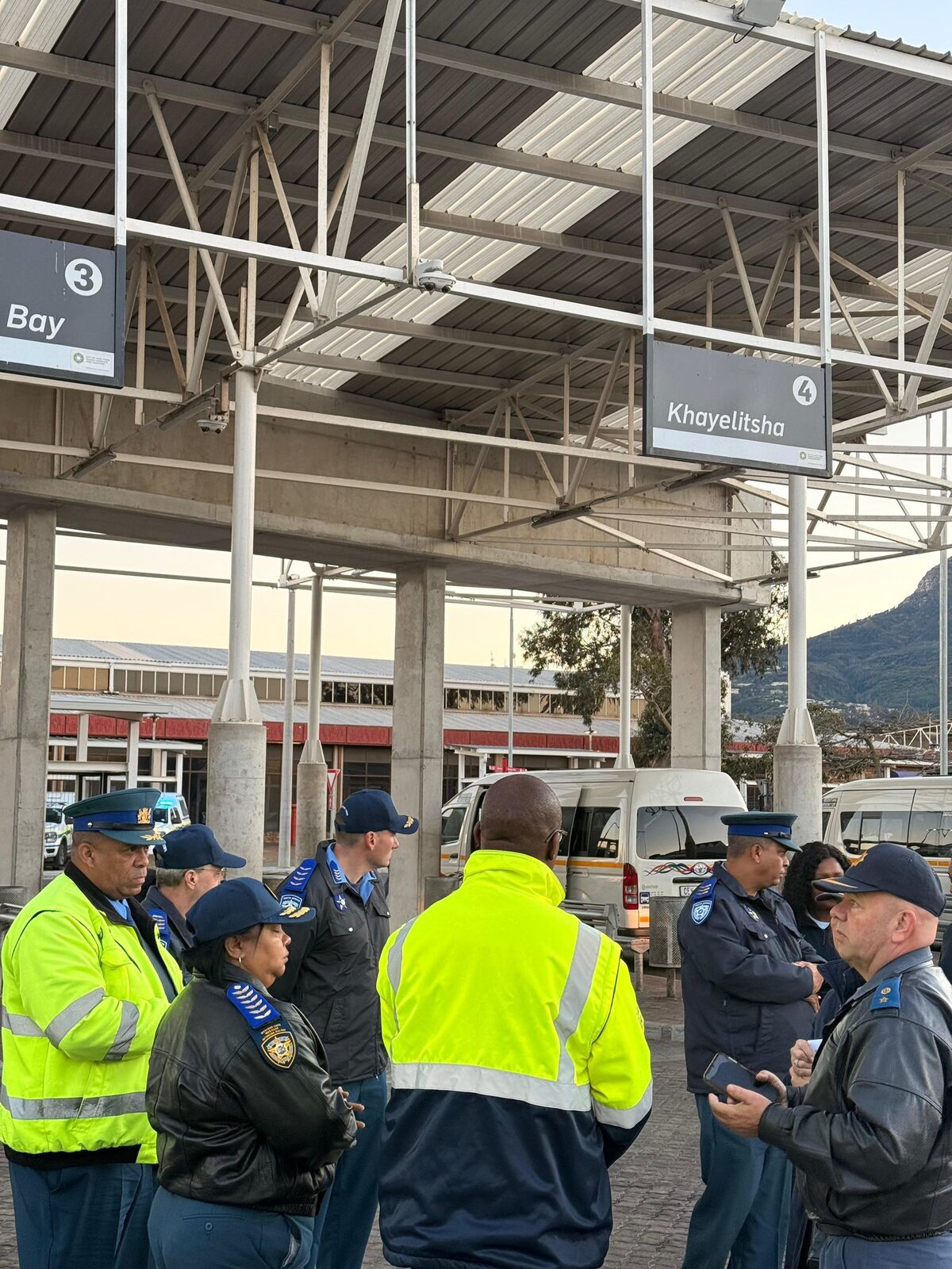 Western Cape Mobility Minister Isaac Sileku visited the Somerset West PTI on Wednesday 29 July.