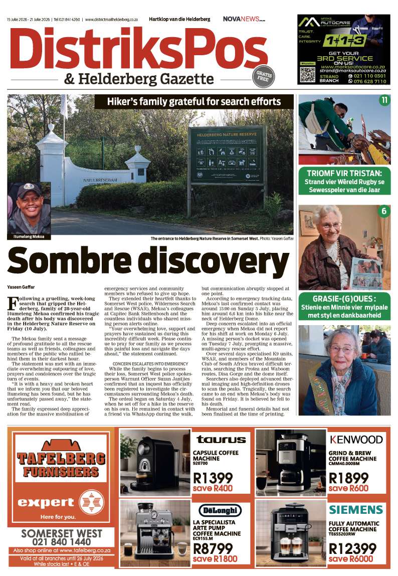 DistrictMail & Helderberg Gazette – E-Edition – 15 July 2026