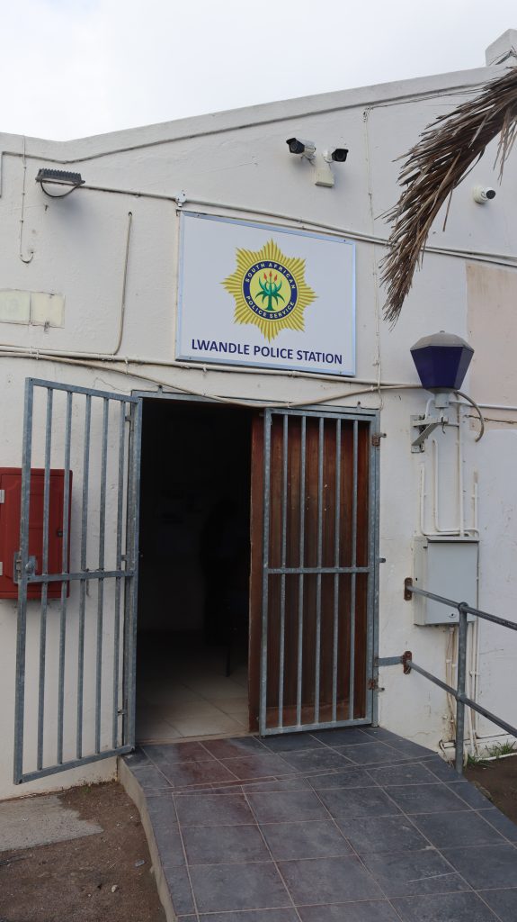 Repurposed RDP house that serves as Lwandle Police Station