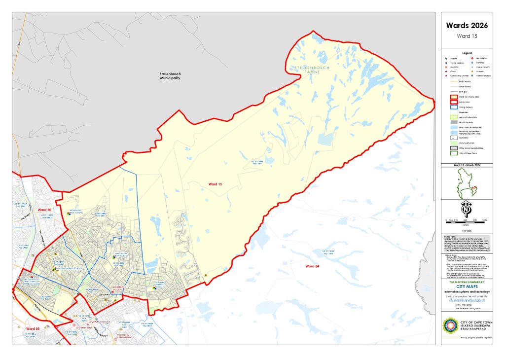 Ward 15 in the Helderberg.