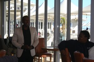 Naval College’s new commander meets Helderberg Organisations
