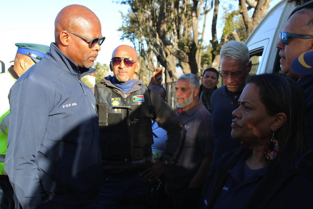 Western Cape Mobility Minister Isaac Sileku visited the Somerset West PTI on Wednesday 29 July.