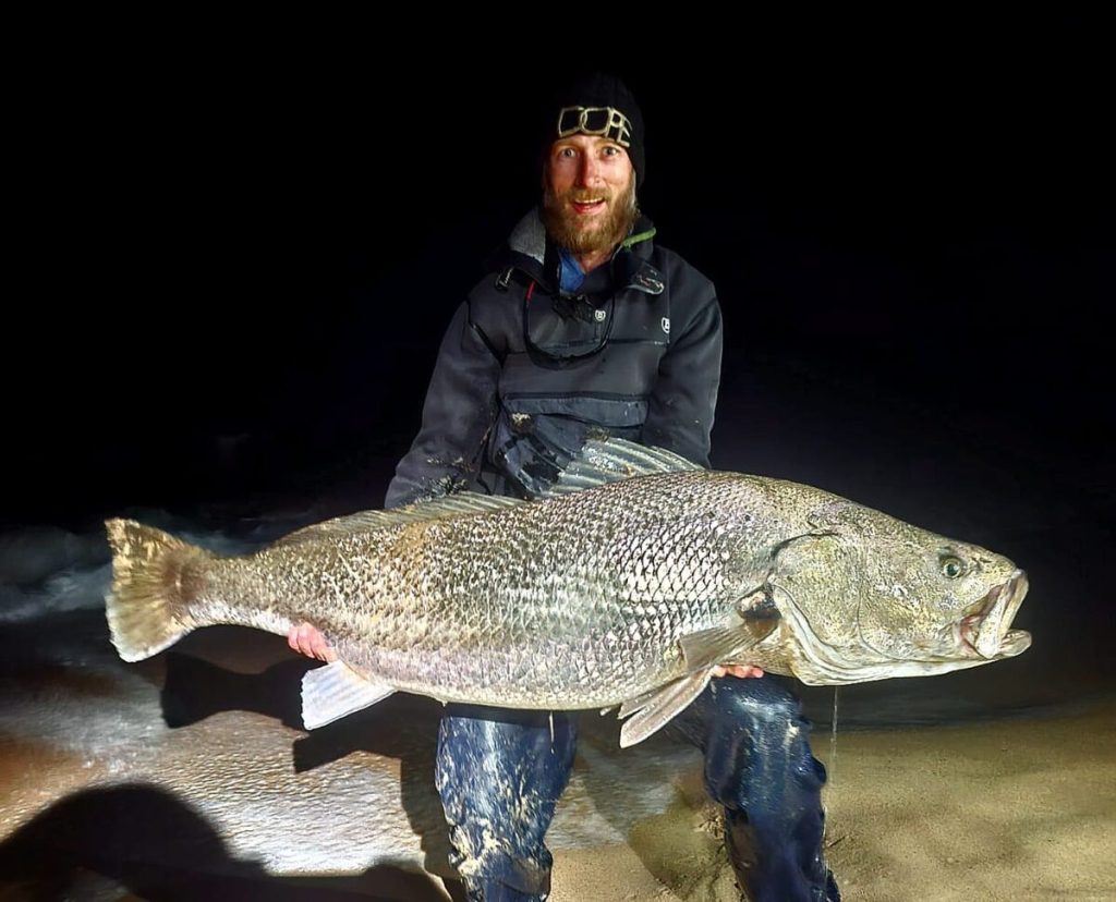 Kegan Mattheys with the catch of a lifetime.