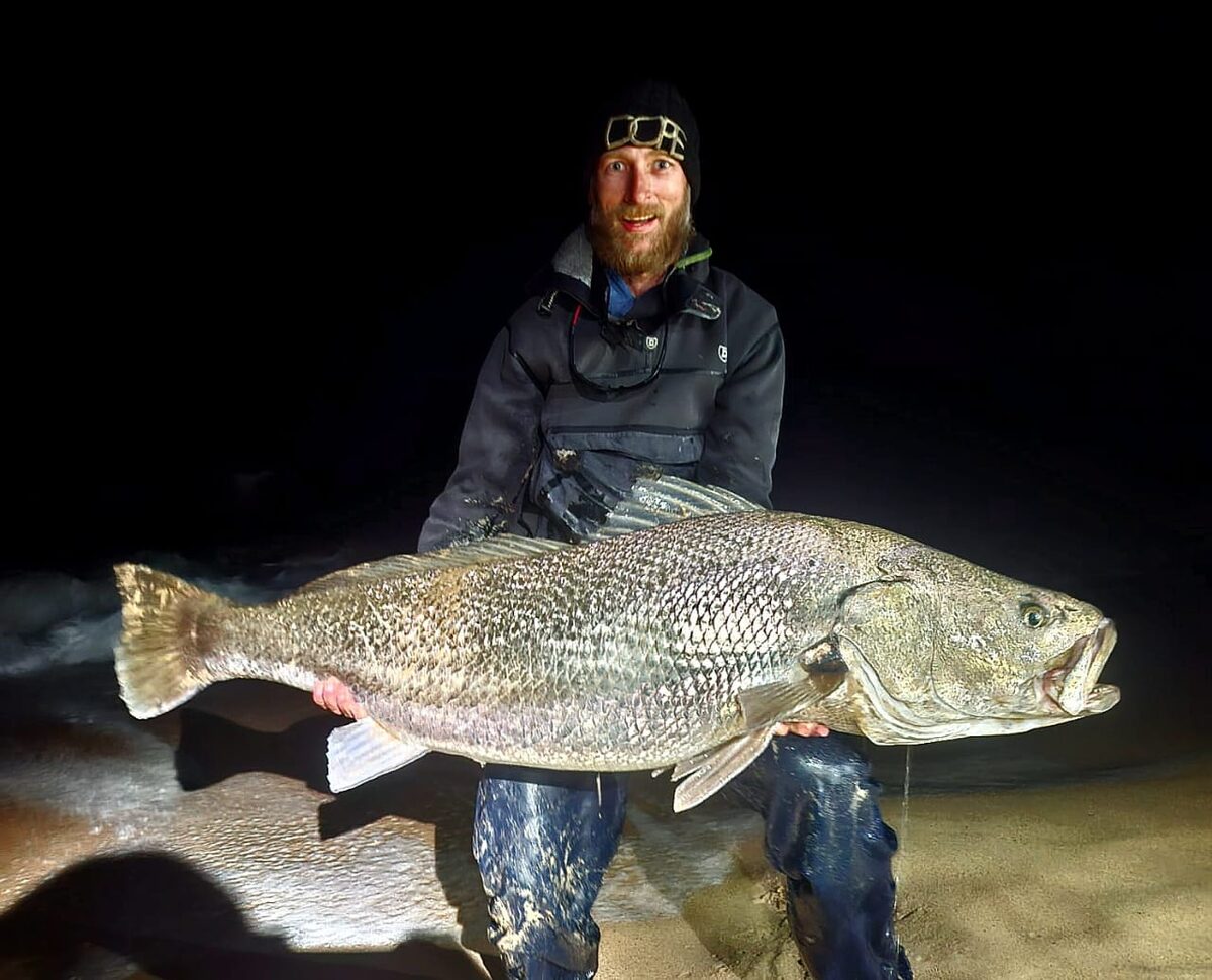 Kegan Mattheys with the catch of a lifetime.