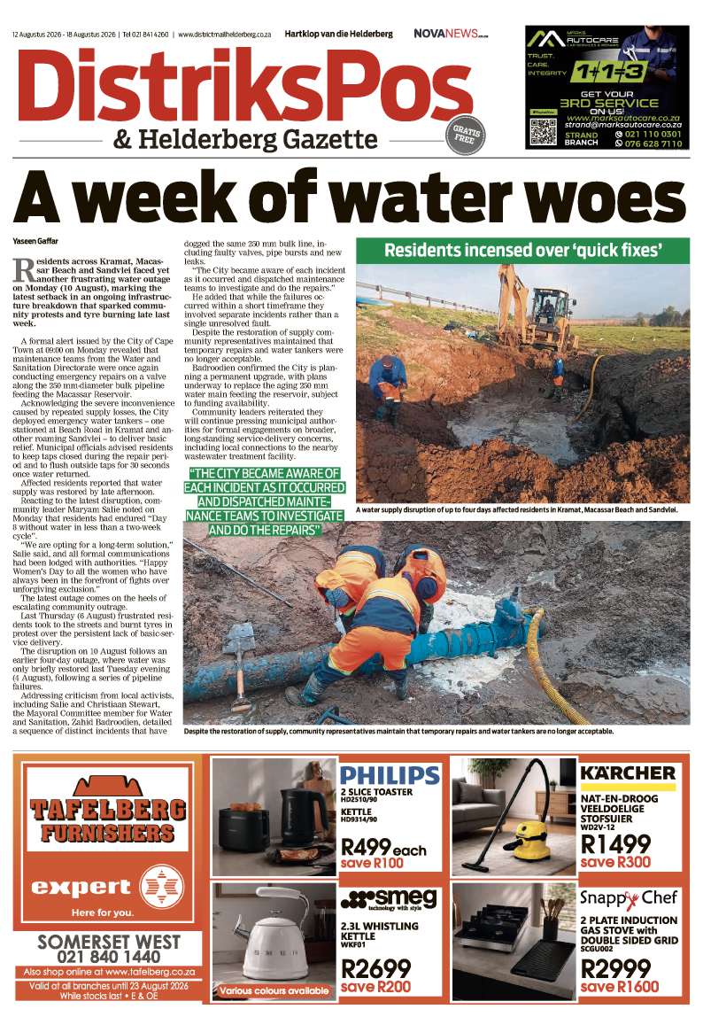 DistrictMail & Helderberg Gazette – E-Edition – 12 August 2026