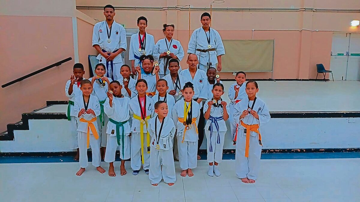 The Macassar Community Shotokan Karate Club participated in a tournament in Strand last month, where they earned 15 gold, two silver and six bronze medals.