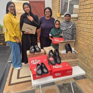 Deputy mayor walks the talk with second shoe donation