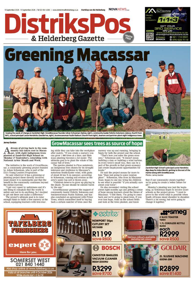 DistrictMail & Helderberg Gazette – E-Edition – 9 September 2026