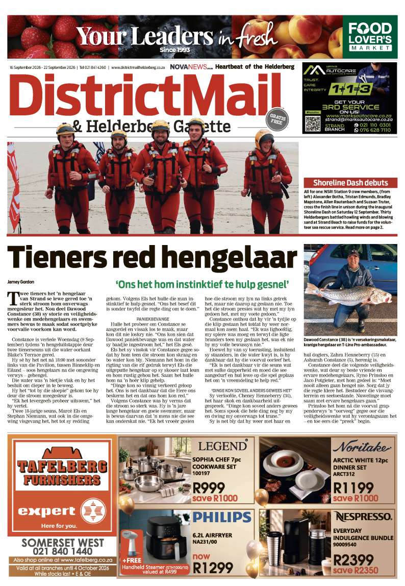 DistrictMail & Helderberg Gazette – E-Edition – 16 September 2026