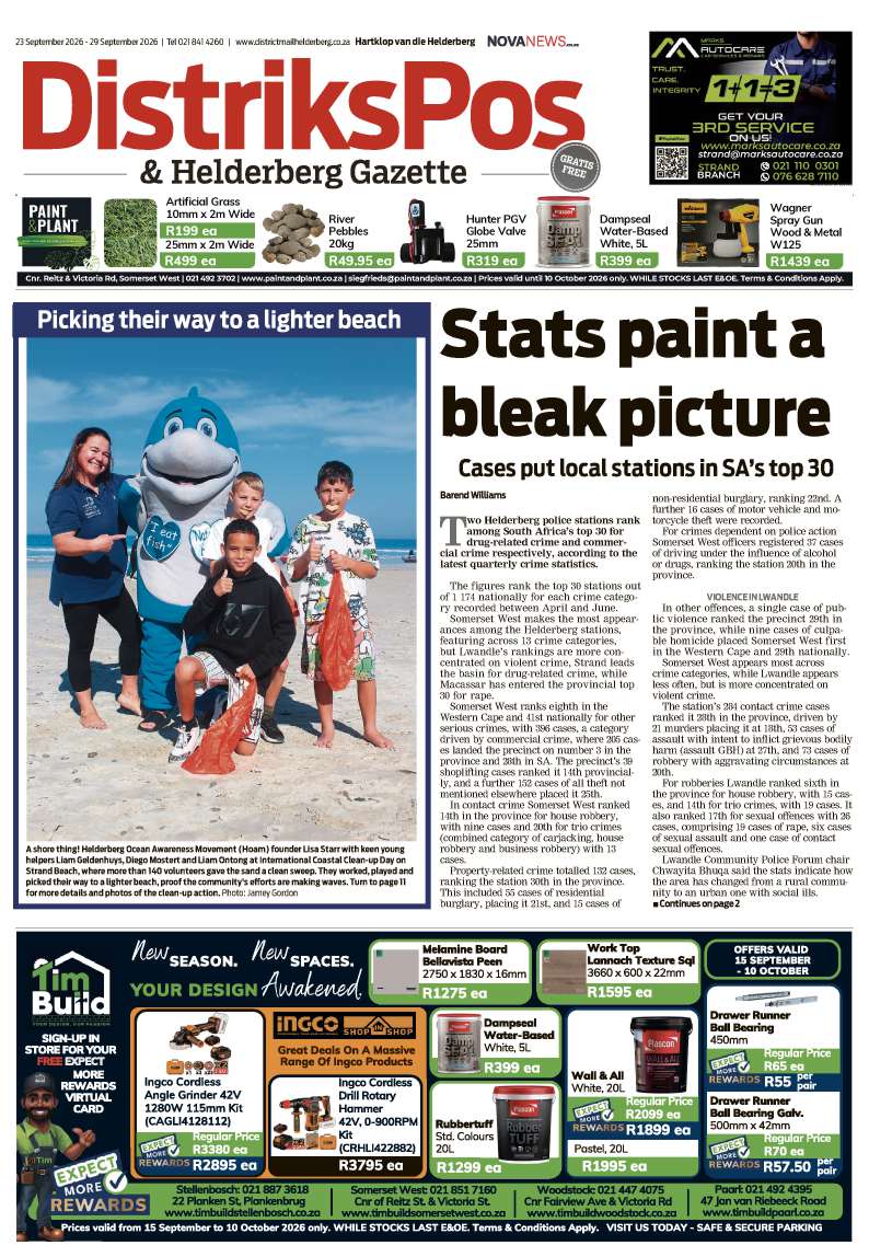 DistrictMail & Helderberg Gazette – E-Edition – 23 September 2026