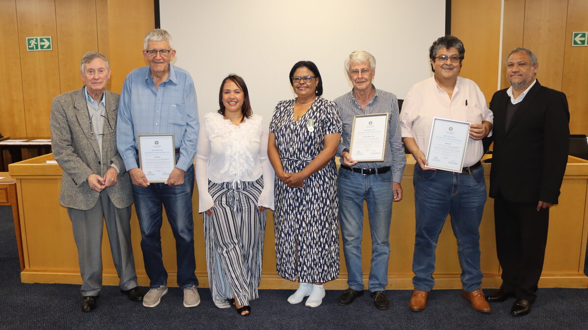 Ward 15 committee members and officials at Subcouncil 8