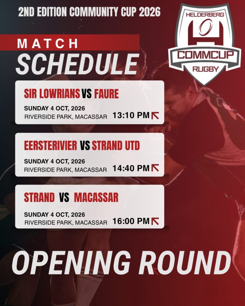 The opening fixtures of the Community Cup.