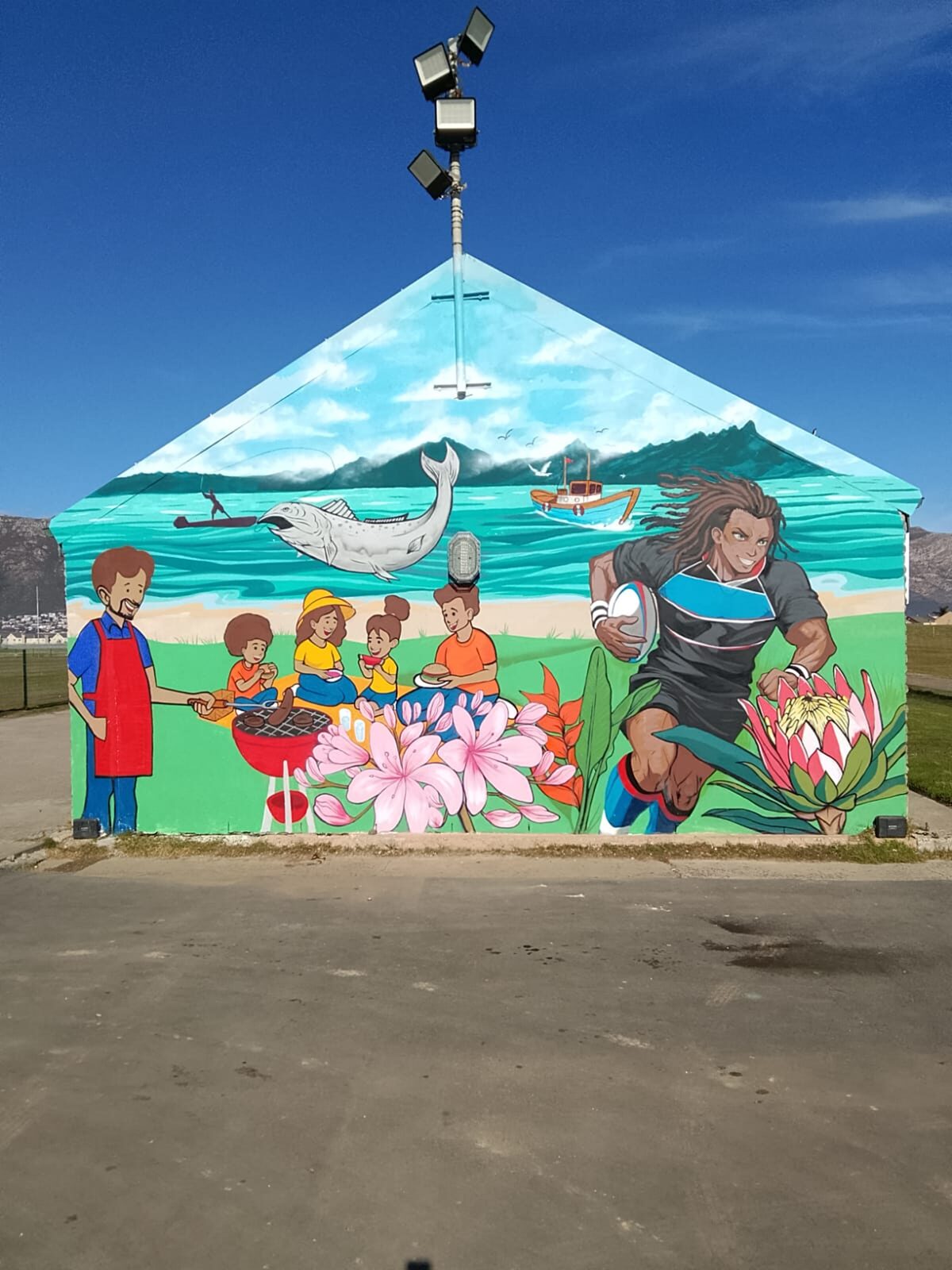 Community artworks brighten three Helderberg facilities.