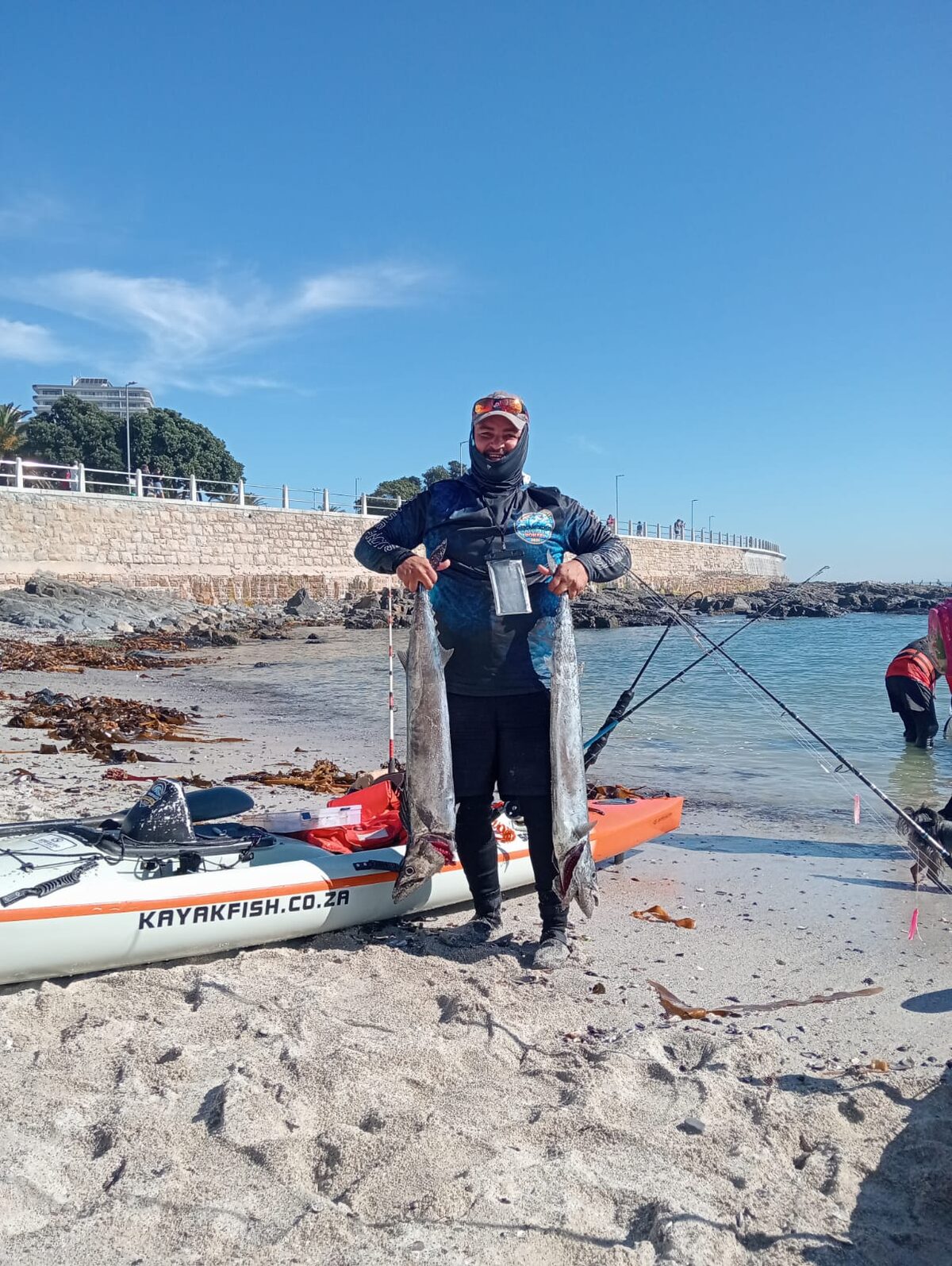Johan Potigieter  landed the tournament's third biggest bonito at 63cm.