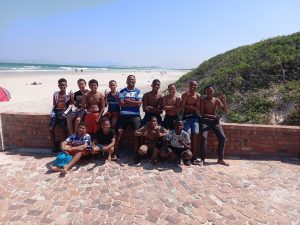 Young rugby players swap field for shore in sea-safety programme 