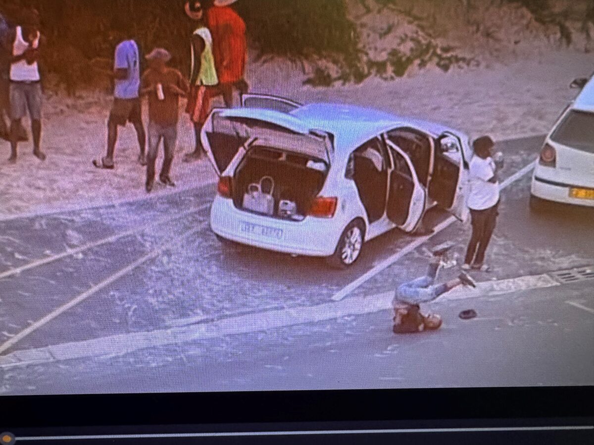 It was a weekend of public drinking, street dancing and traffic disruptions in Strand. Photo: Strand Patrol/Facebook