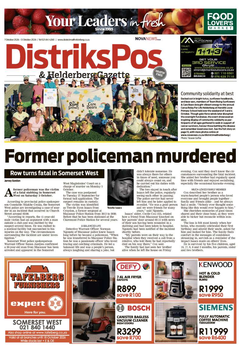 DistrictMail & Helderberg Gazette – E-Edition – 7 October 2026