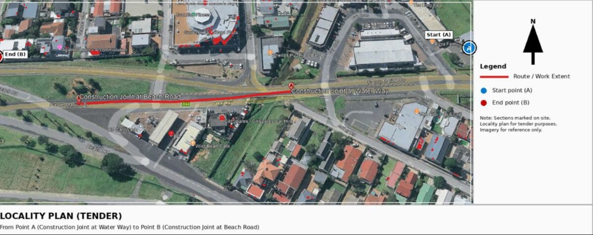 Road upgrades in Helderberg 
