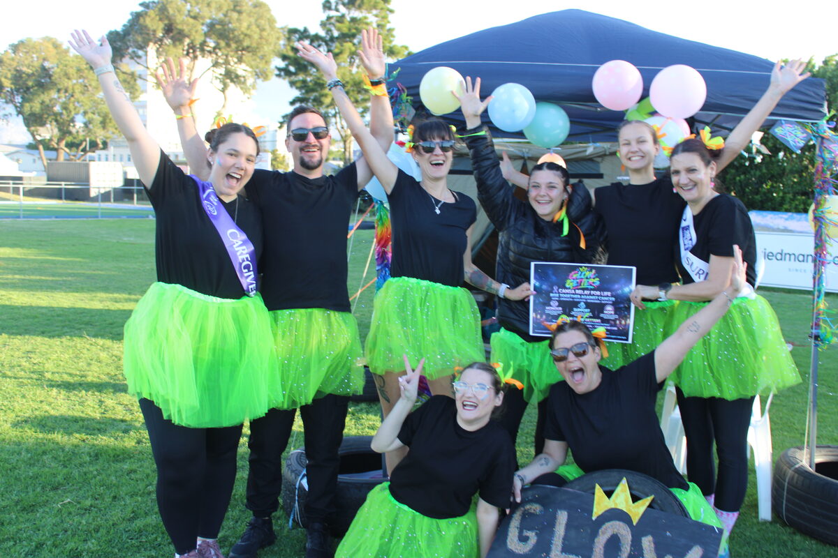 Team Glow Getters were full of energy.