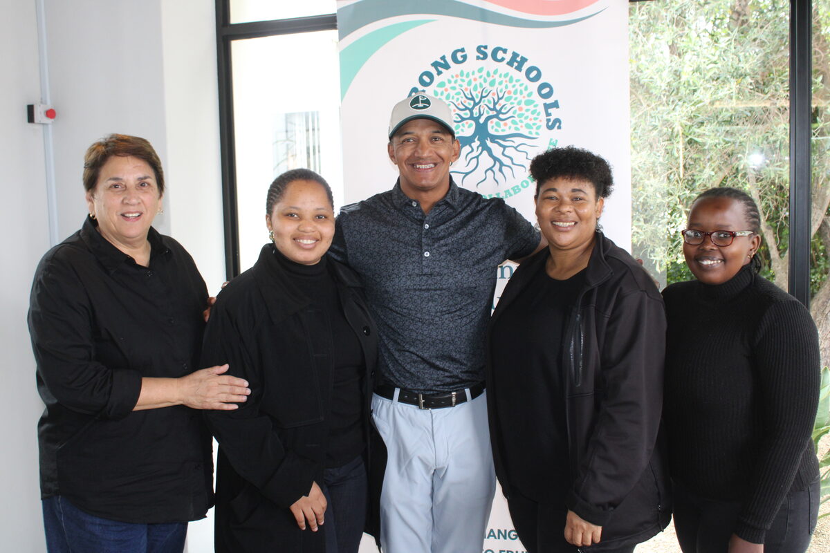 Sandra Oosthuizen, Esethu Mdolomba, Breyton Paulse, Sharene de Besch and Nokuthula Shezi.