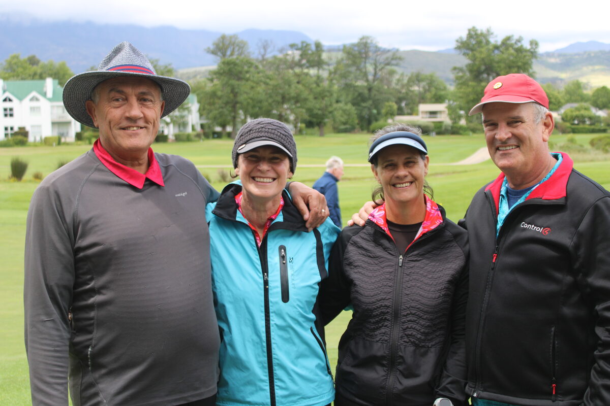Anton and Gail Barnard with Susan and Marius Oosthuizen.