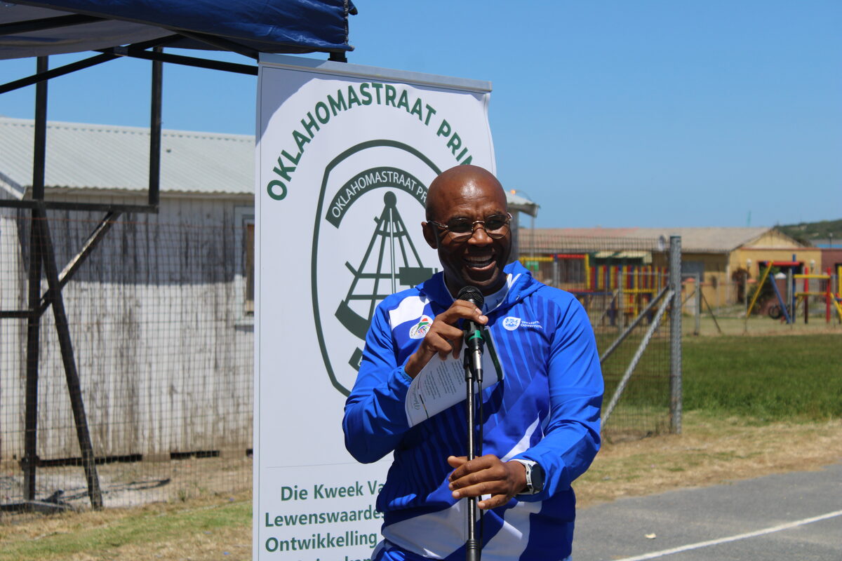 Ricardo Mackenzie, provincial minister for Cultural Affairs and Sport, said the facility will be a safe haven for local children. Photo: Yaseen Gaffar